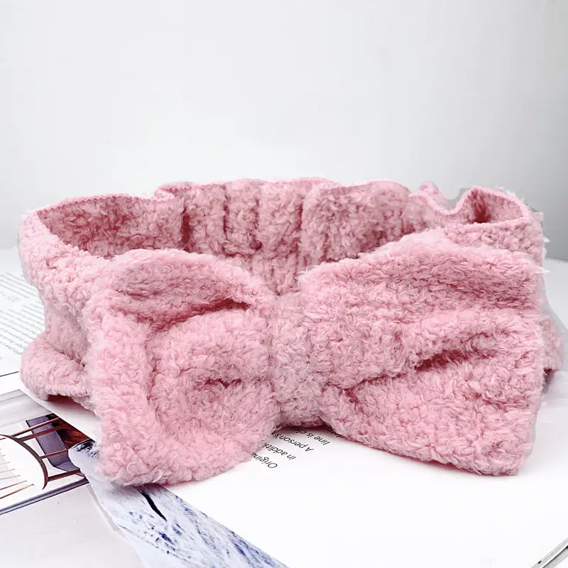 Plush Embroidered Hairband for Girls Winter - Image 19