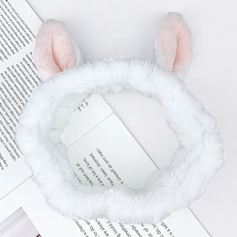 Plush Embroidered Hairband for Girls Winter - Image 20