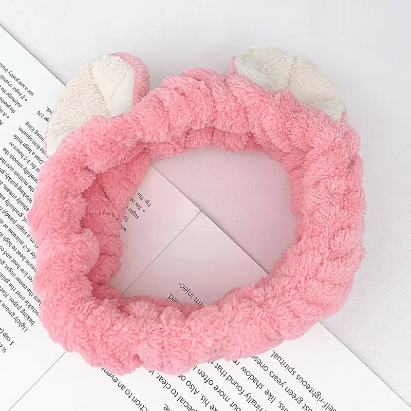 Plush Embroidered Hairband for Girls Winter - Image 24
