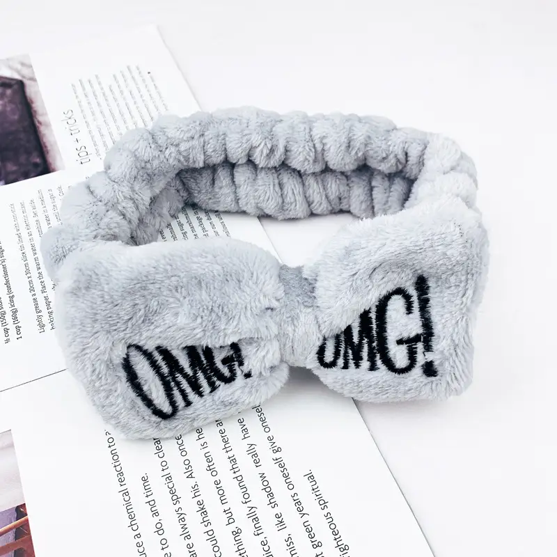 Plush Embroidered Hairband for Girls Winter - Image 26