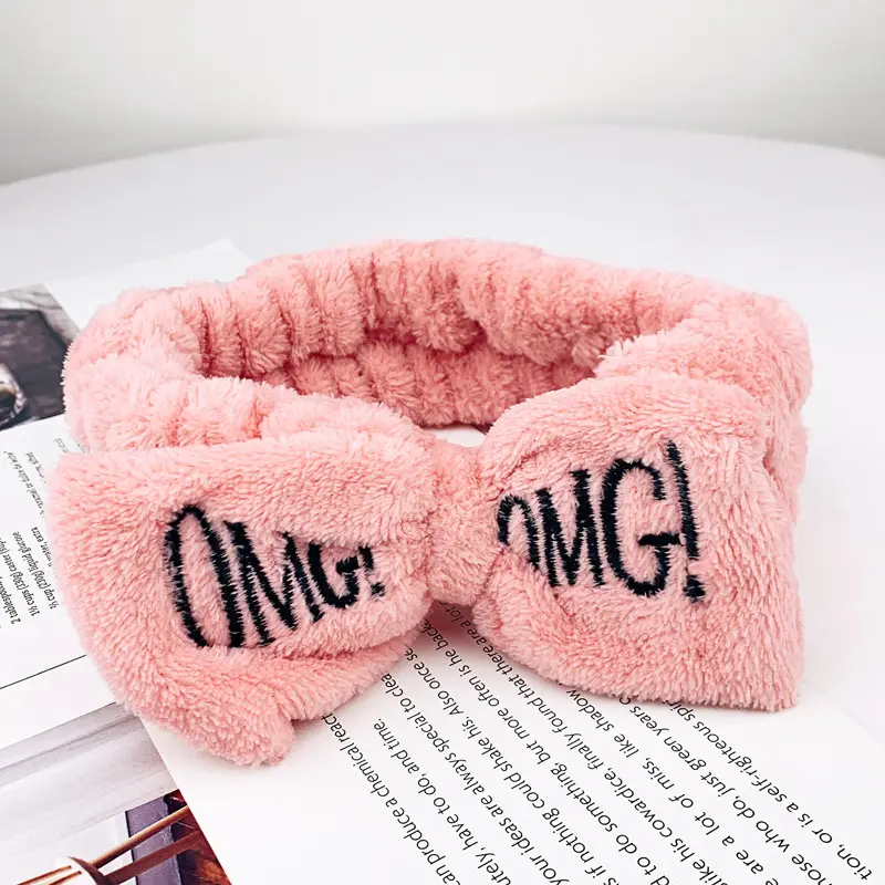 Plush Embroidered Hairband for Girls Winter - Image 27