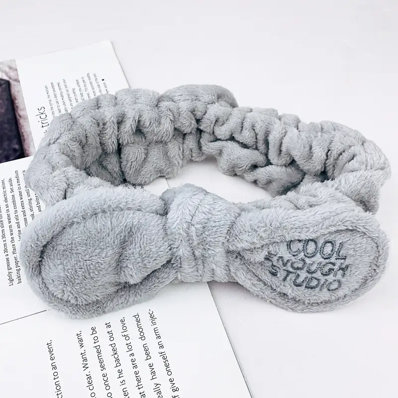 Plush Embroidered Hairband for Girls Winter - Image 28