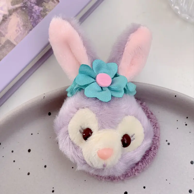 Plush Embroidered Hairband for Girls Winter - Image 3