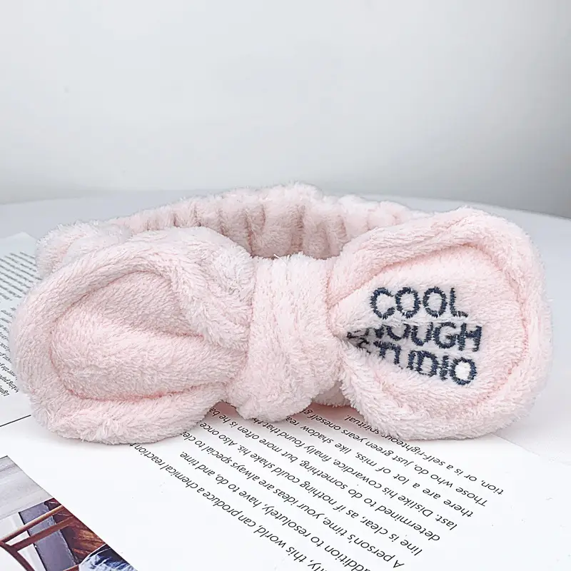 Plush Embroidered Hairband for Girls Winter - Image 30