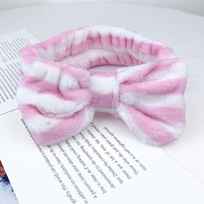 Plush Embroidered Hairband for Girls Winter - Image 36