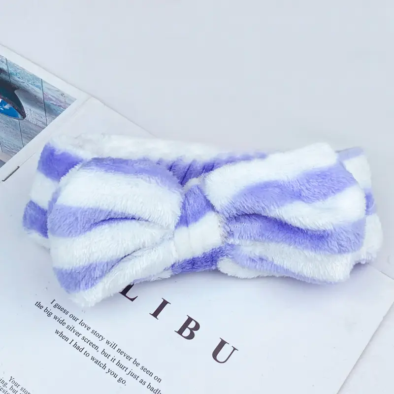 Plush Embroidered Hairband for Girls Winter - Image 37