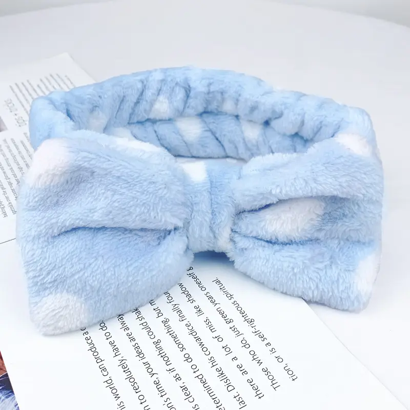 Plush Embroidered Hairband for Girls Winter - Image 39