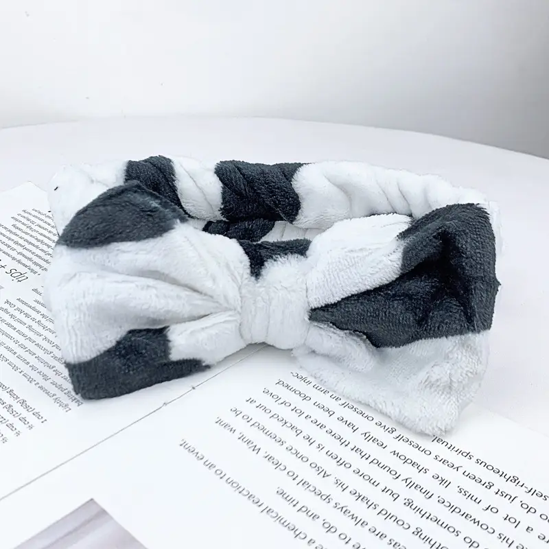 Plush Embroidered Hairband for Girls Winter - Image 40