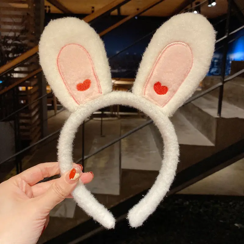 Plush Embroidered Hairband for Girls Winter - Image 50
