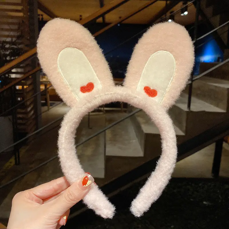 Plush Embroidered Hairband for Girls Winter - Image 51