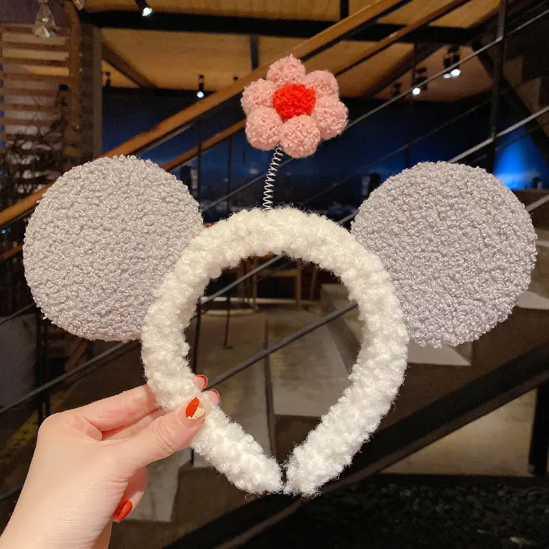 Plush Embroidered Hairband for Girls Winter - Image 52