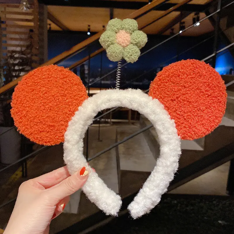 Plush Embroidered Hairband for Girls Winter - Image 53