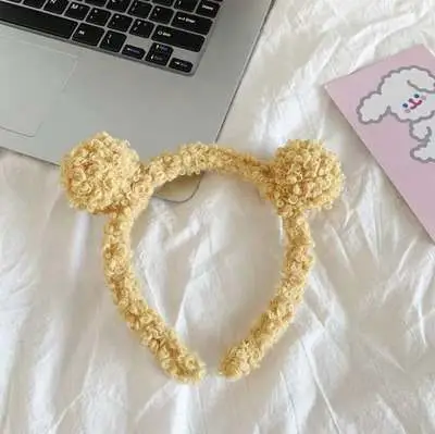 Plush Embroidered Hairband for Girls Winter - Image 60