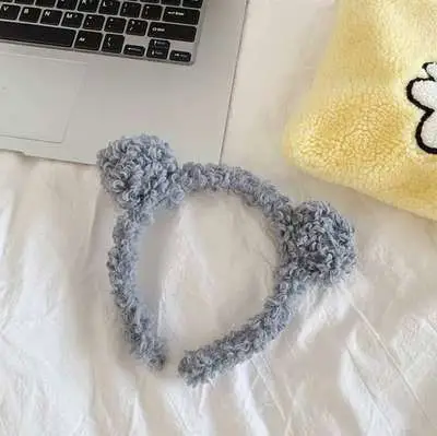 Plush Embroidered Hairband for Girls Winter - Image 61