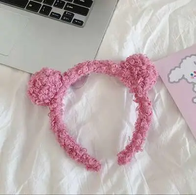 Plush Embroidered Hairband for Girls Winter - Image 63