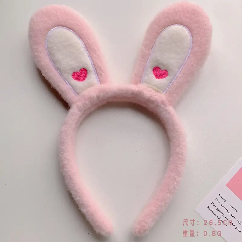 Plush Embroidered Hairband for Girls Winter - Image 75