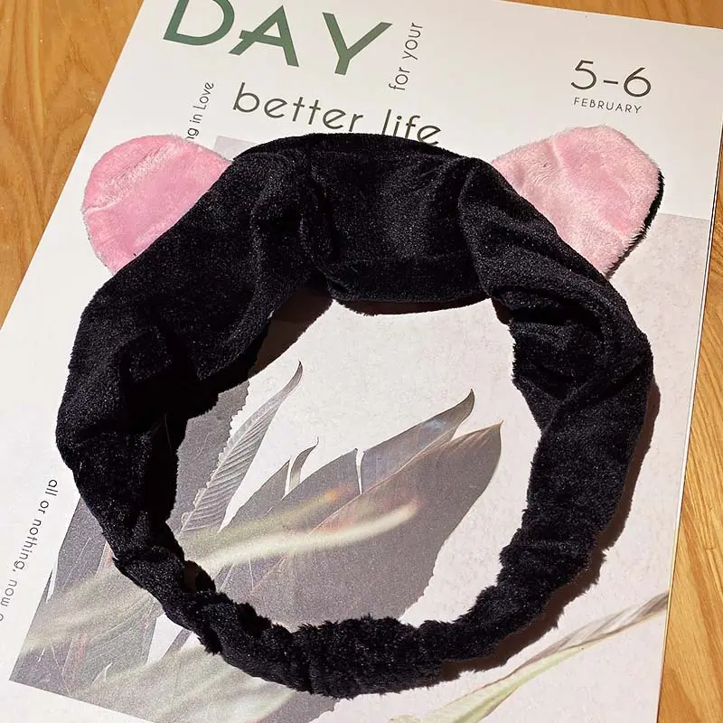 Plush Embroidered Hairband for Girls Winter - Image 79