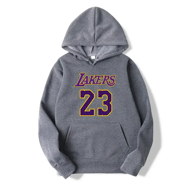 New Men's White Lakers 24 Hoodie Large - Image 17