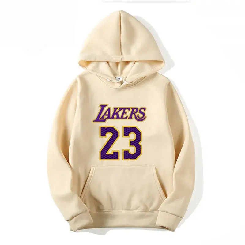 New Men's White Lakers 24 Hoodie Large - Image 23