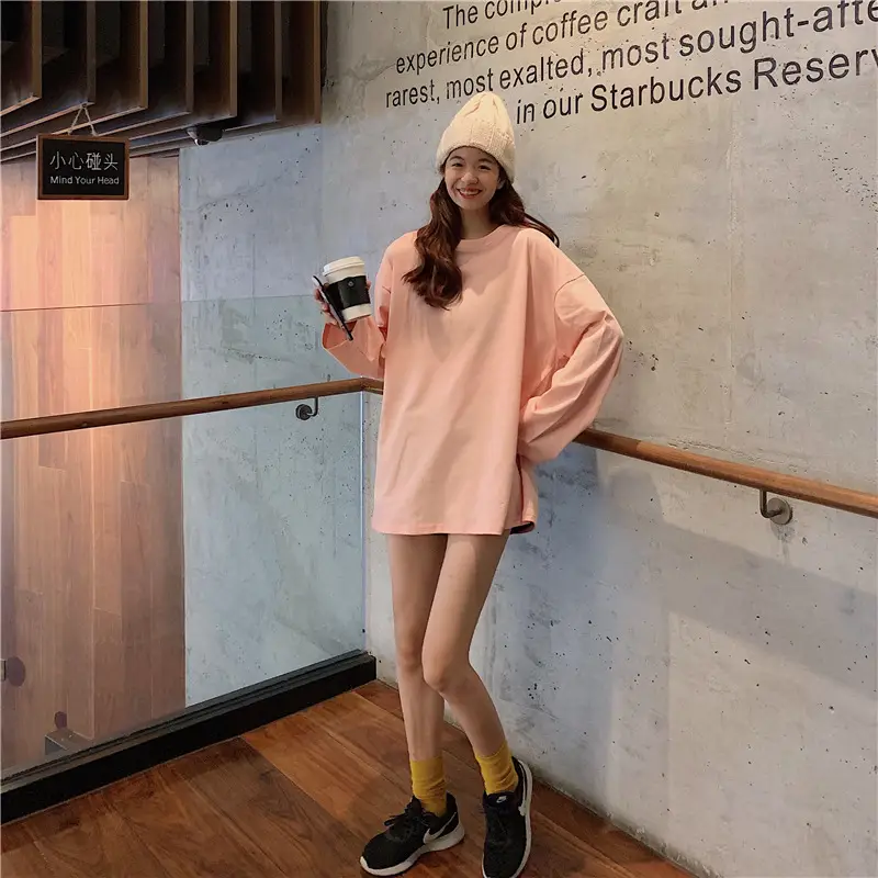 Orange Long Sleeve T-Shirt for Women Large 2025 — feature 16