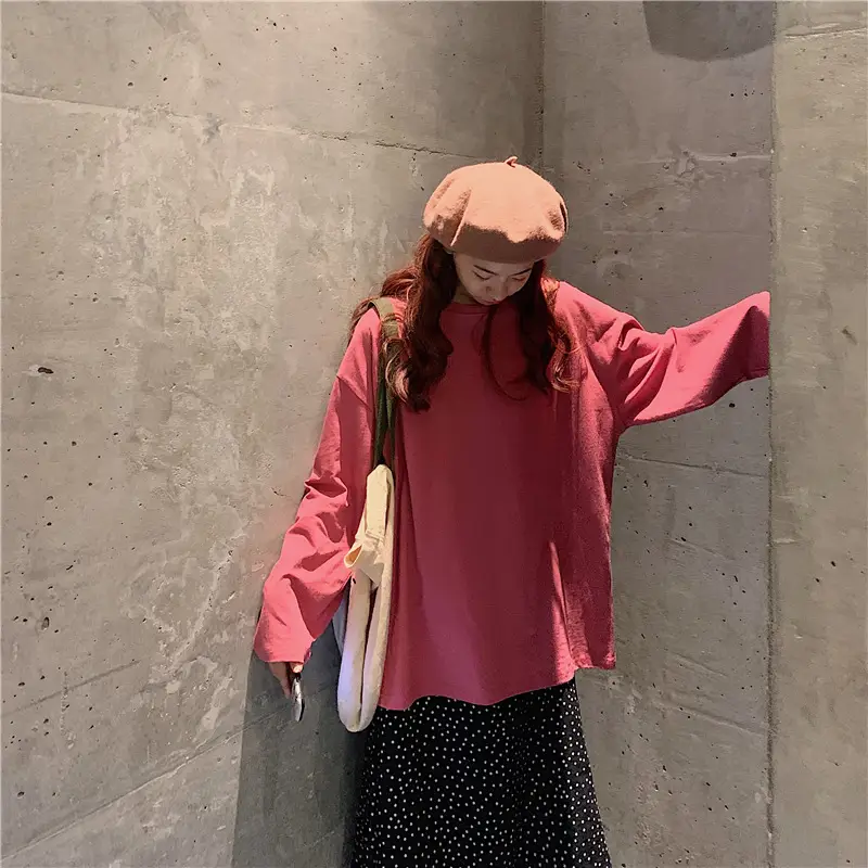 Orange Long Sleeve T-Shirt for Women Large 2025 — feature 20