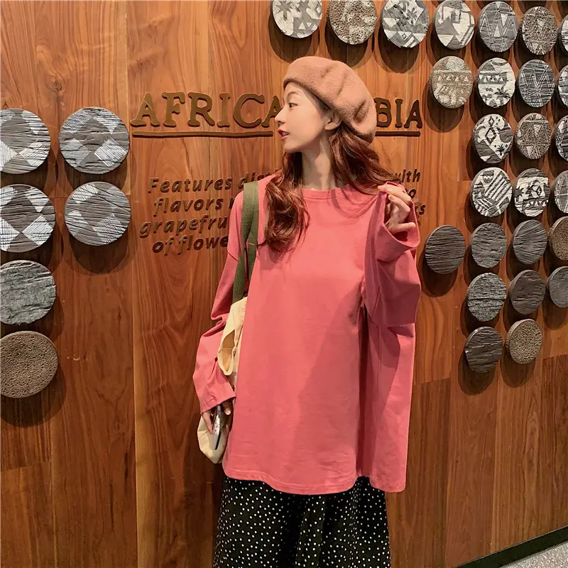 Orange Long Sleeve T-Shirt for Women Large 2025 — feature 22