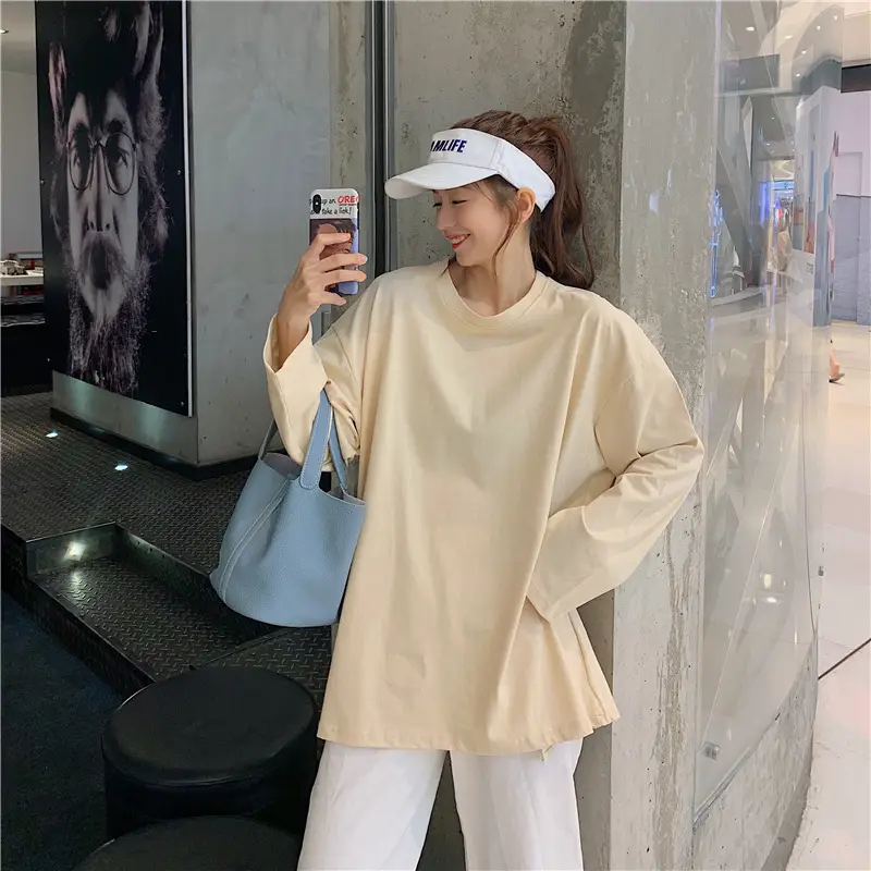 Orange Long Sleeve T-Shirt for Women Large 2025 — feature 24