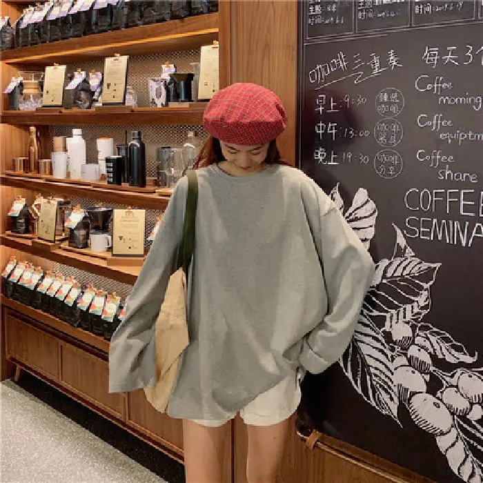 Orange Long Sleeve T-Shirt for Women Large 2025