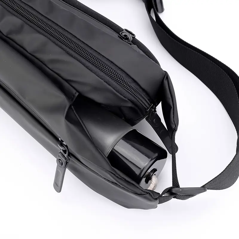 Men's Waterproof Shoulder Messenger Bag Olive Green - Image 10