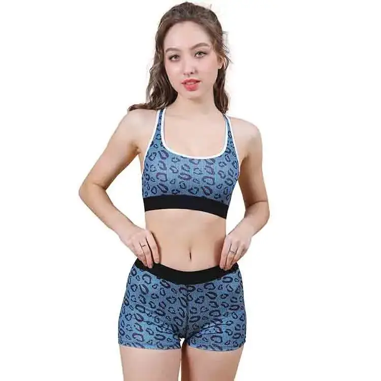 New Leopard Print Sports Bra Underwear Women's One-piece Bra Without Steel Rim Running Sports Vest Sexy Girl's Underwear - Image 15