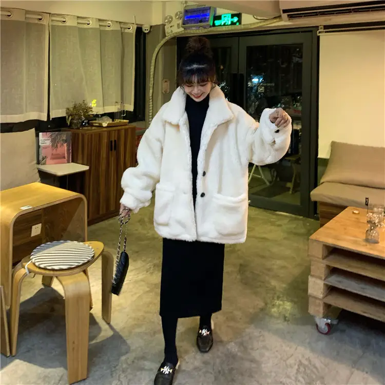 Women Thick Fleece Turtleneck Cardigan Autumn Winter 2025 — feature 11