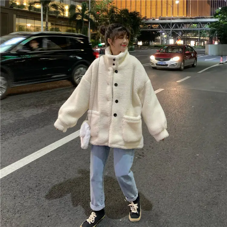 Women Thick Fleece Turtleneck Cardigan Autumn Winter 2025 — feature 12