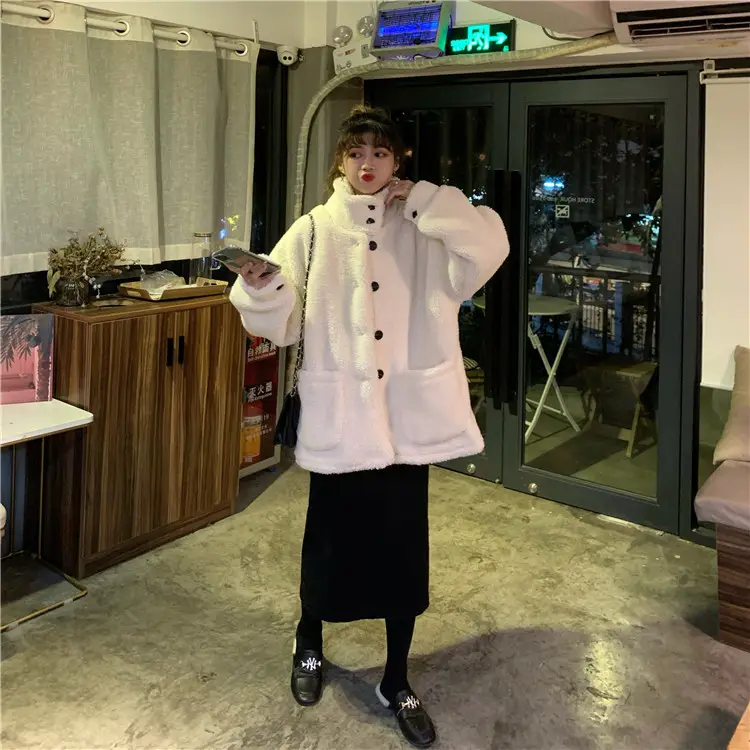 Women Thick Fleece Turtleneck Cardigan Autumn Winter 2025 — feature 13