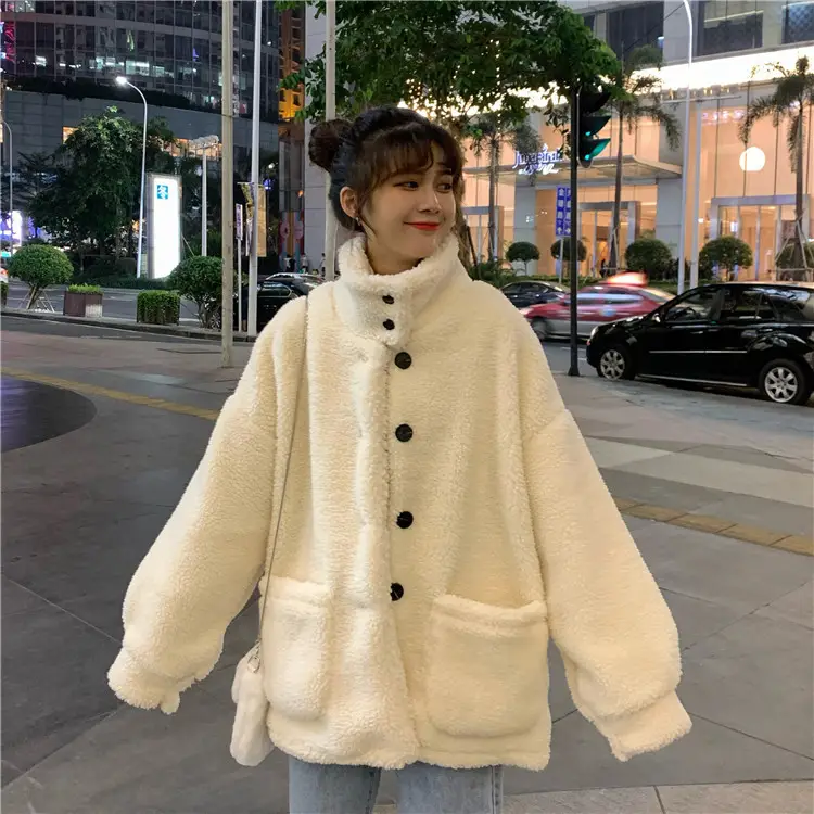 Women Thick Fleece Turtleneck Cardigan Autumn Winter 2025 — feature 5