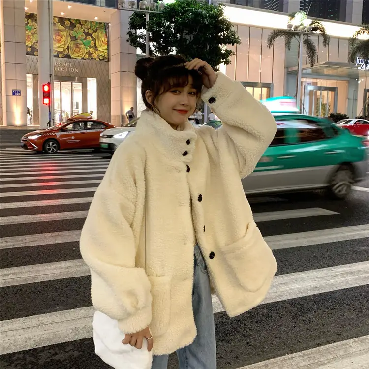 Women Thick Fleece Turtleneck Cardigan Autumn Winter 2025 — feature 6
