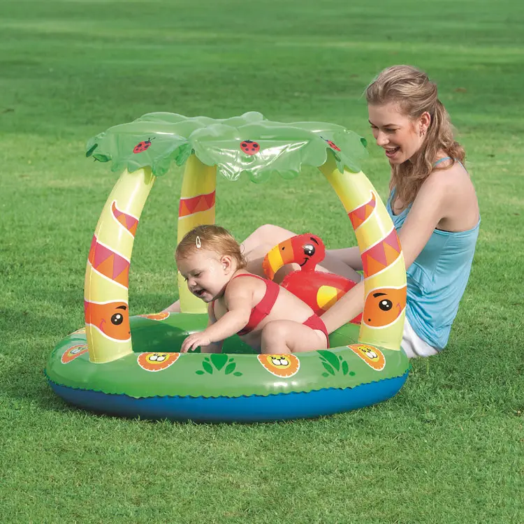 Intex Rainbow Flamingo Swimming Pool Family Fountain Pool with Slide Cartoon Paddling Pool Inflatable Ocean Ball Pool