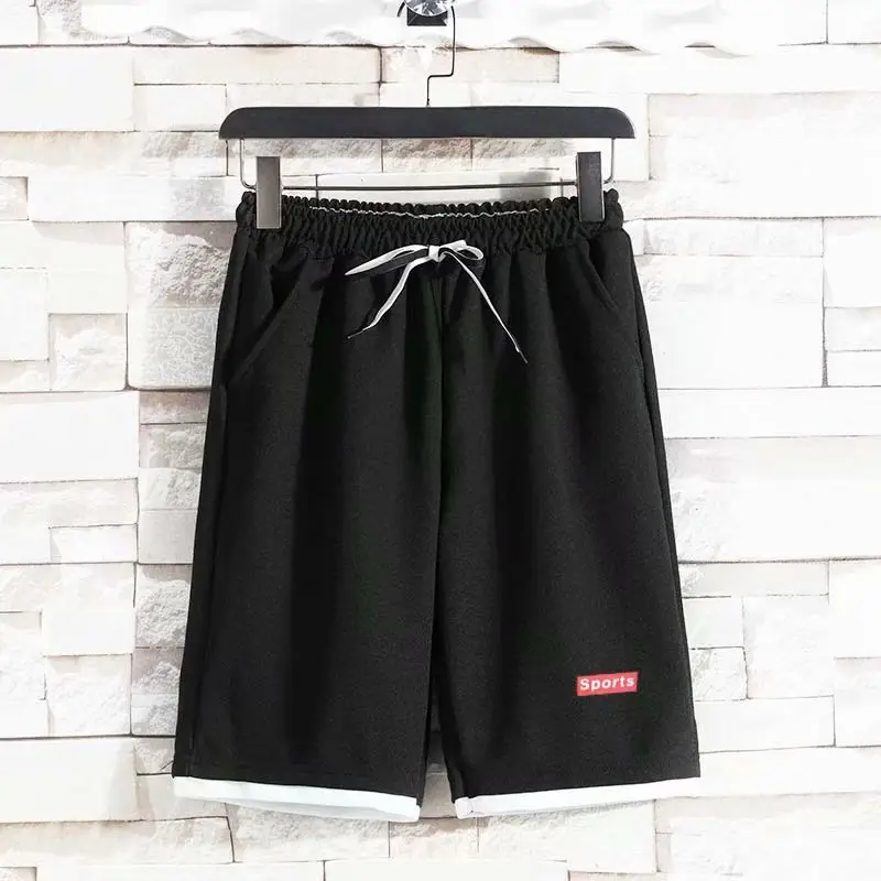 Men Black Daisy Print Shorts Large 2021 - Image 3