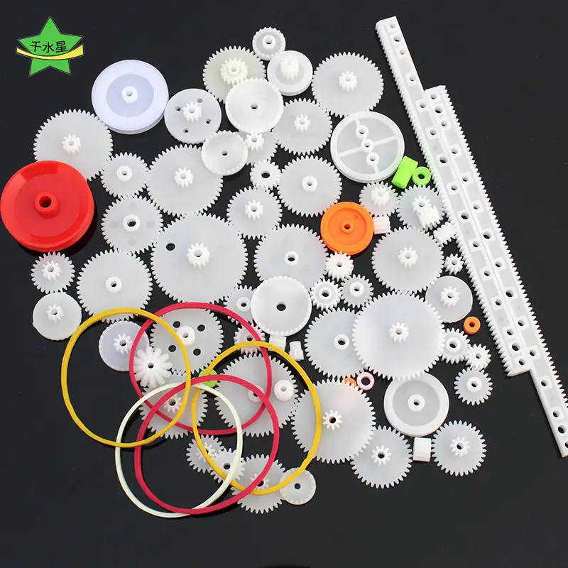 Multi-Color Plastic Gearbox & Motor Set for DIY Robotics - Image 31