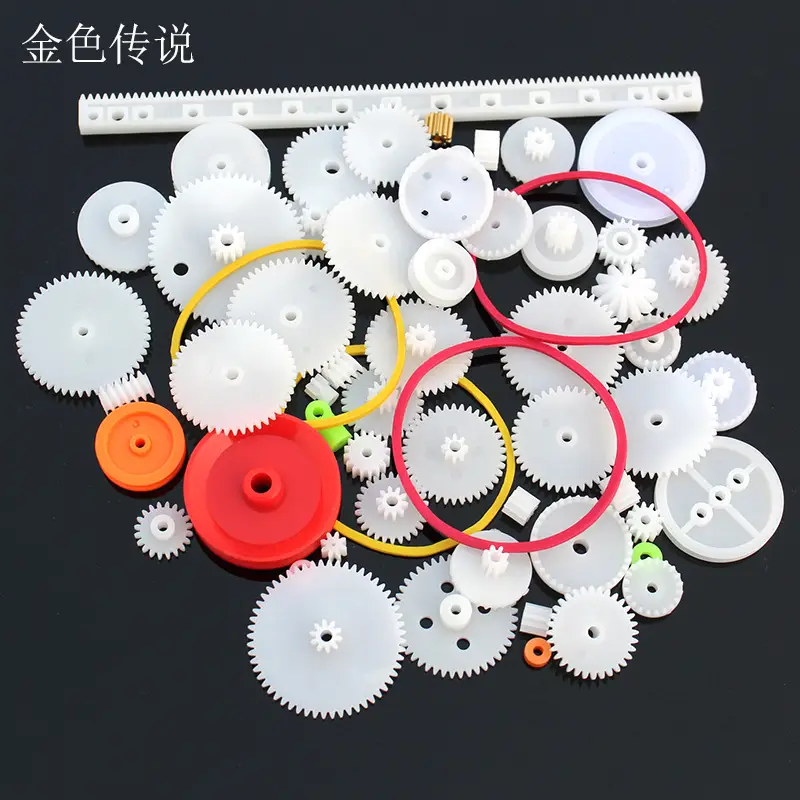 Multi-Color Plastic Gearbox & Motor Set for DIY Robotics - Image 11