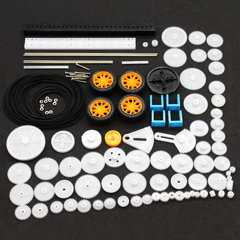 Multi-Color Plastic Gearbox & Motor Set for DIY Robotics - Image 15