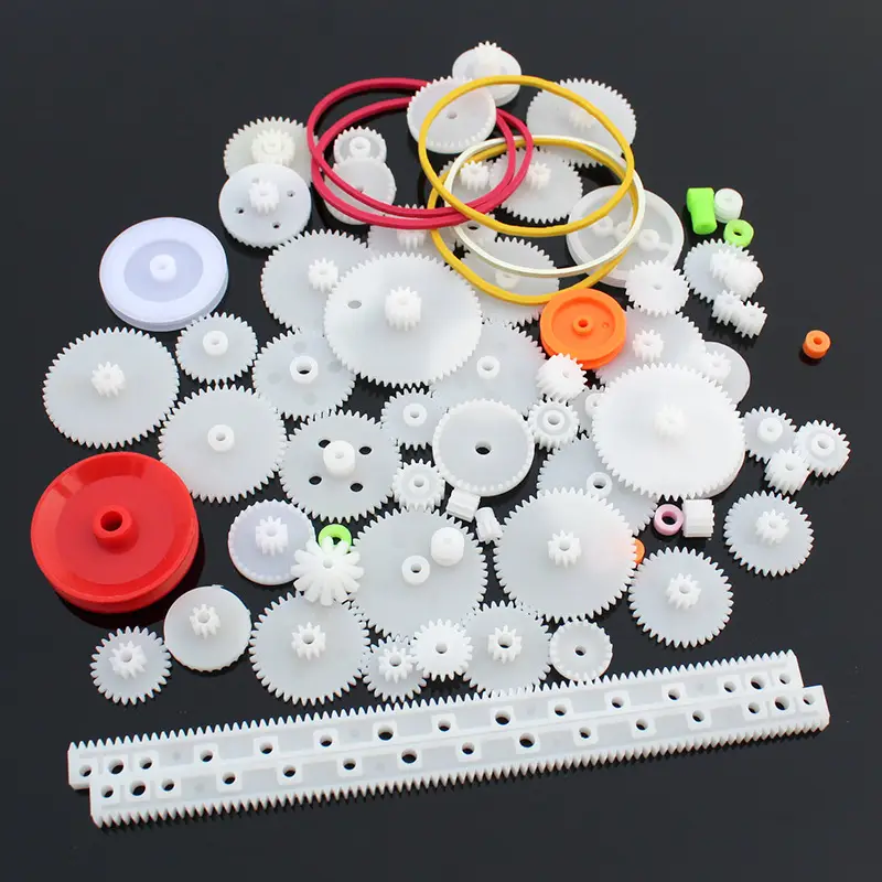 Multi-Color Plastic Gearbox & Motor Set for DIY Robotics - Image 16