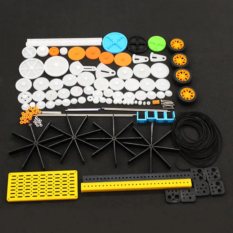 Multi-Color Plastic Gearbox & Motor Set for DIY Robotics - Image 18