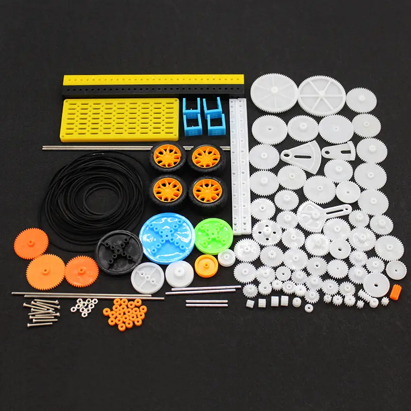 Multi-Color Plastic Gearbox & Motor Set for DIY Robotics - Image 20