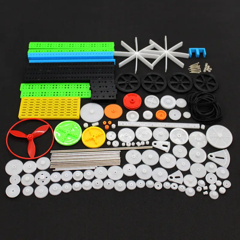 Multi-Color Plastic Gearbox & Motor Set for DIY Robotics - Image 23