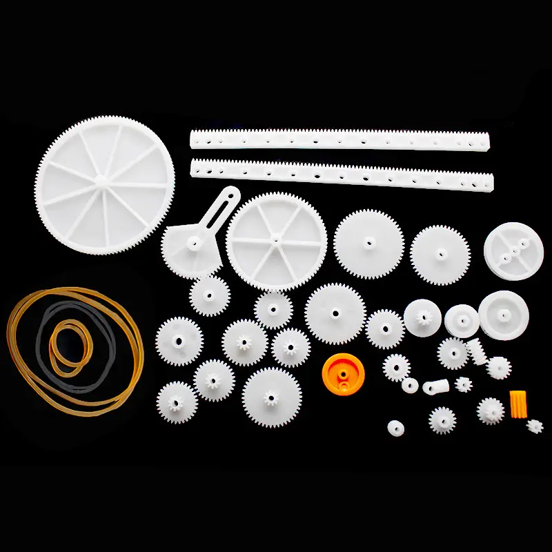 Multi-Color Plastic Gearbox & Motor Set for DIY Robotics - Image 28