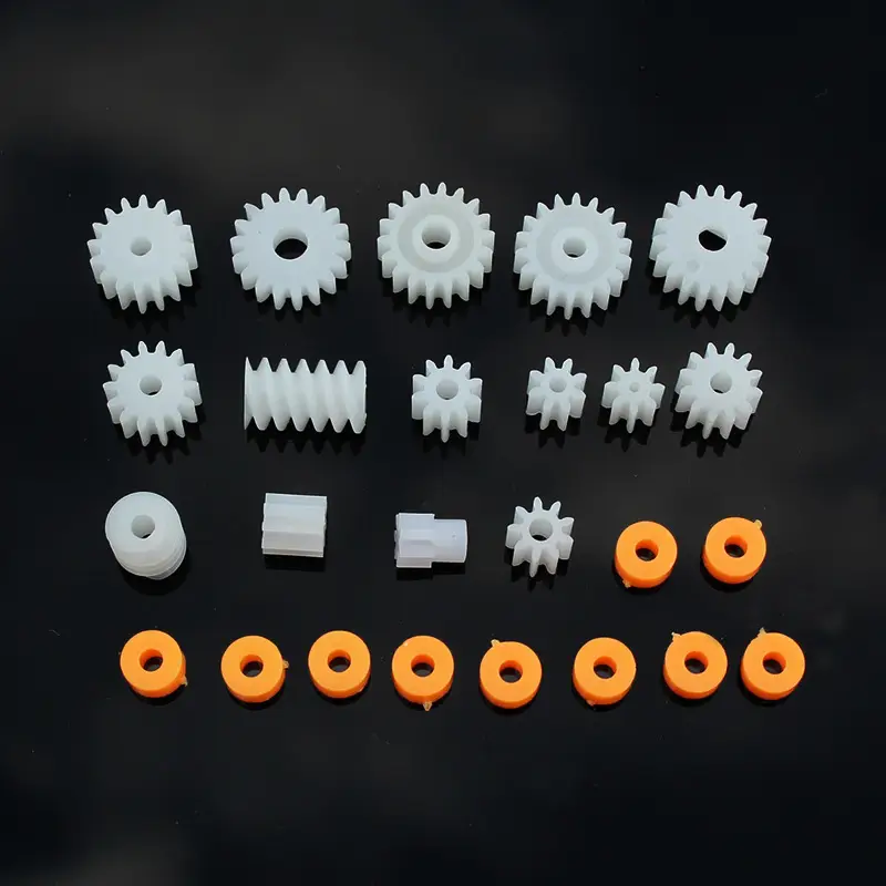 Multi-Color Plastic Gearbox & Motor Set for DIY Robotics - Image 6