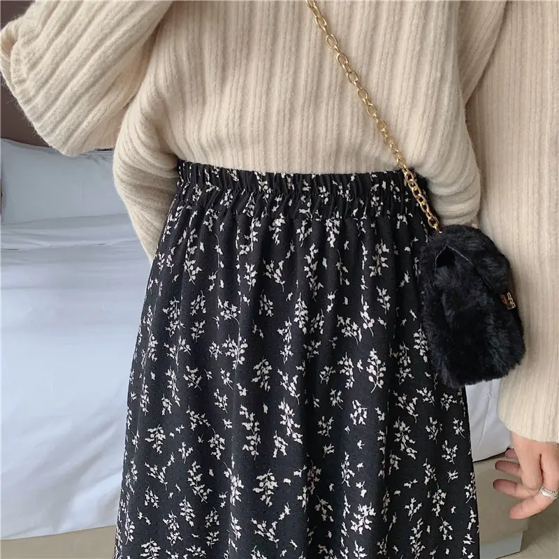 New Floral A-Line Skirt for Women Mid-Length — feature 31