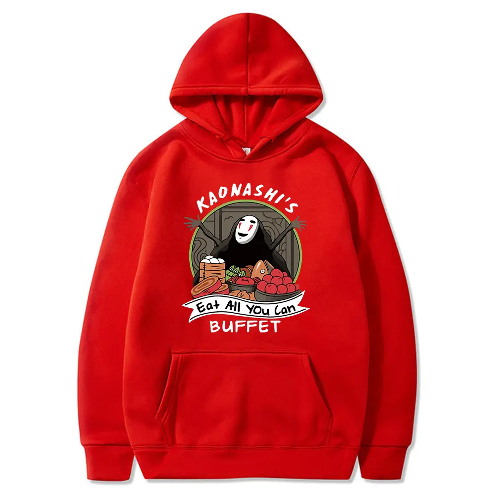 2021 Anime Sweatshirt Men Yellow Fleece Lining Hooded