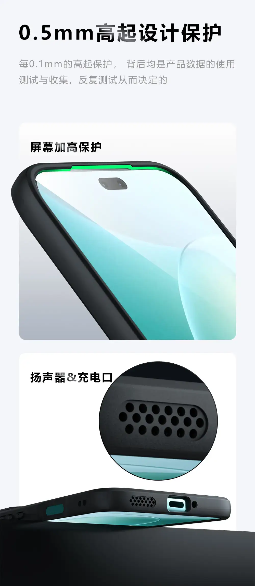 Honor 400 Lite Phone Case Drop Resistant Two-in-One — feature 5