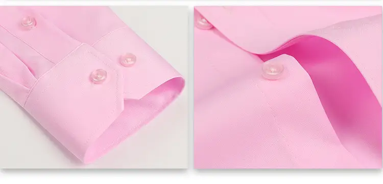 White Formal Shirt with Pearl Button & Anti-Wrinkle Fabric — feature 16